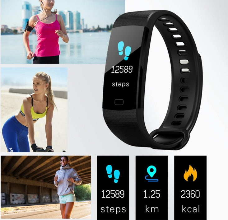 Smart Band Watch - Color Screen Bracelet Heart Rate Activity Fitness tracker Band Smart Electronic Bracelet