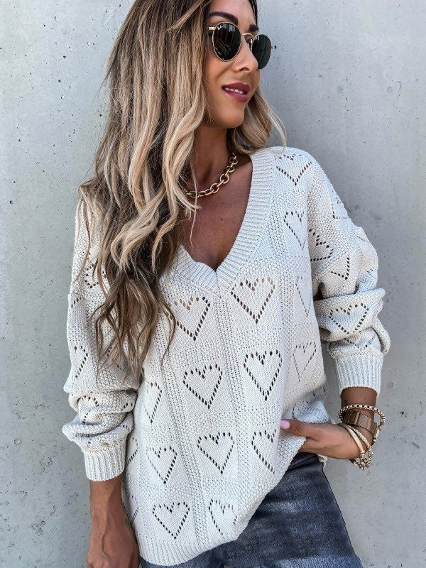 Hollow Knitted Sweater