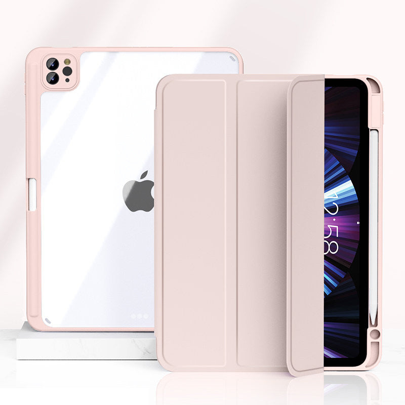 Magnetic Split Protective Case With Pen Slot - Compactible with Apple