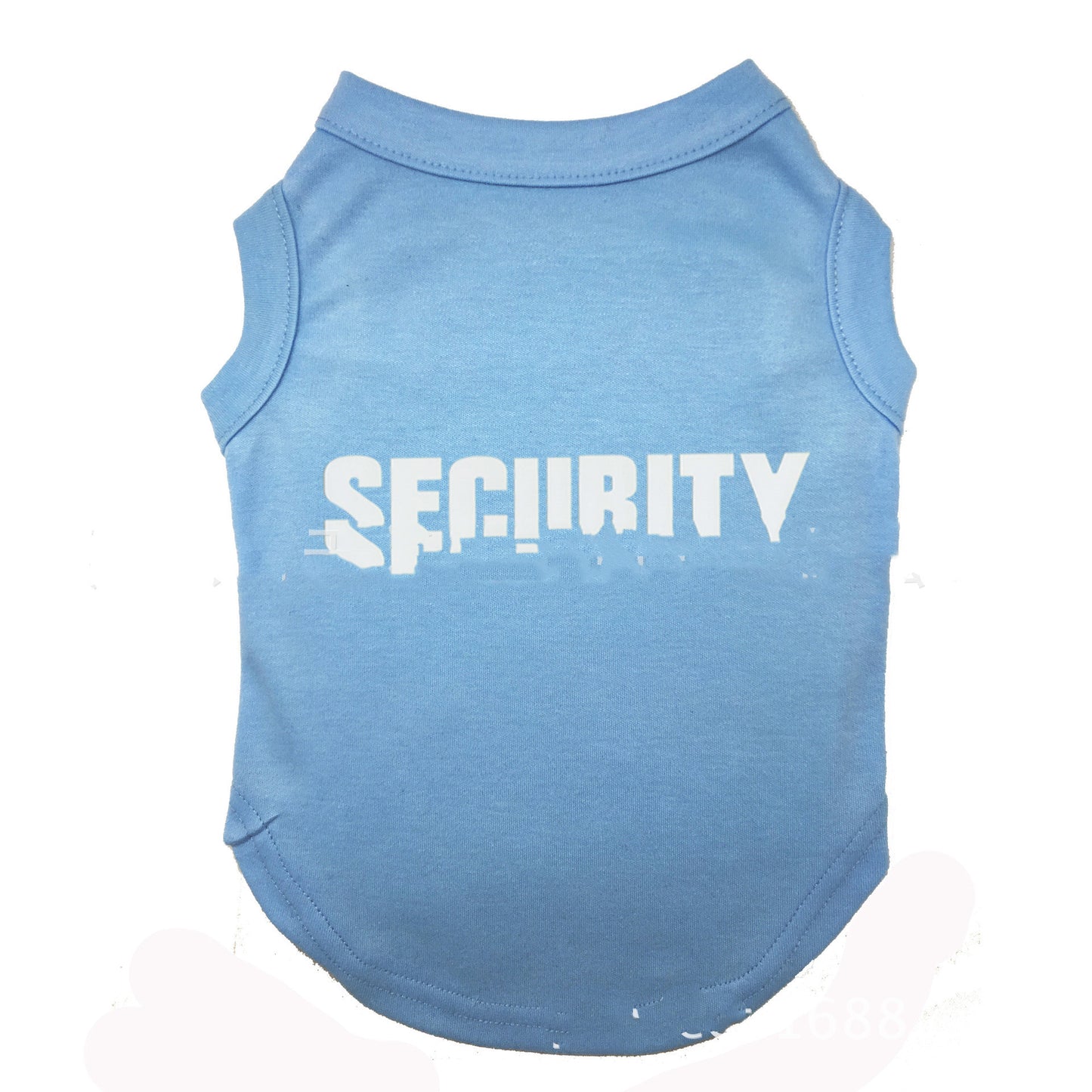 Security Printed Pet T-Shirt – Stylish & Comfortable Dog Top