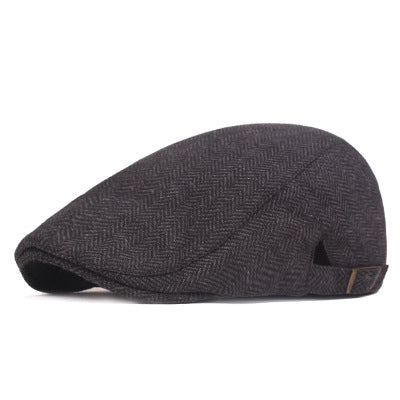 Autumn And Winter Woolen Mens And Women's Beret Caps