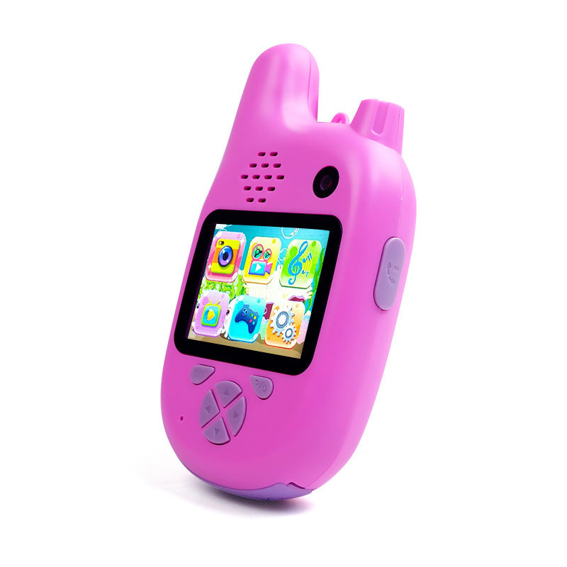 Walkie-Talkie Kids Camera Toys - Mini HD Cartoon Cameras