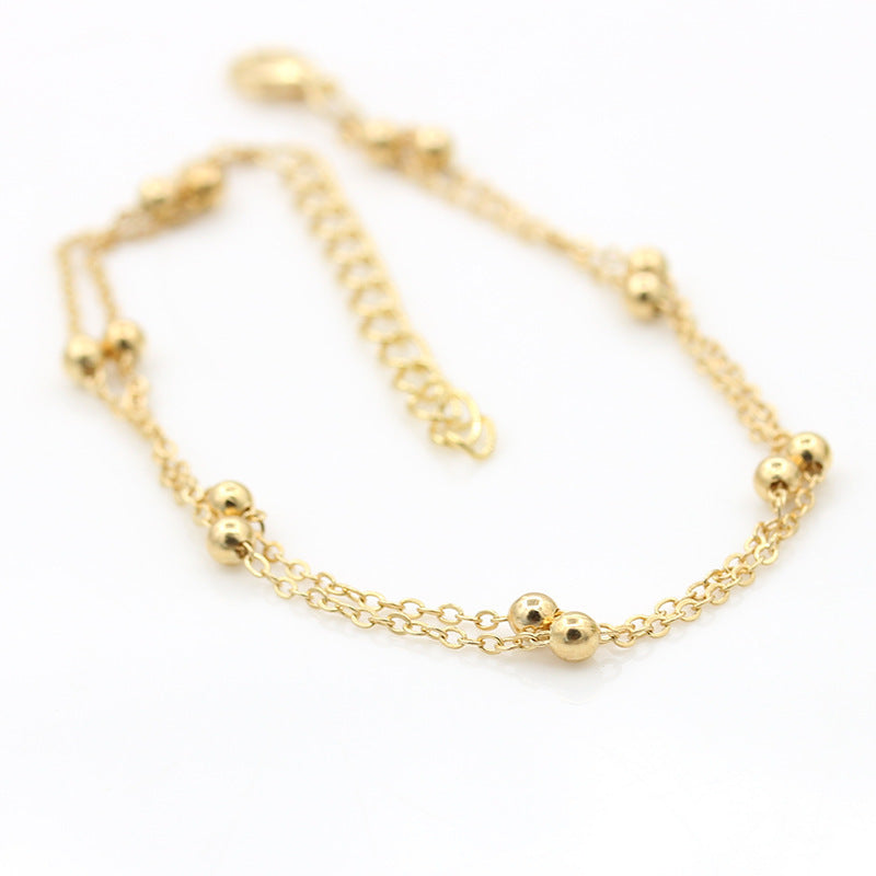 Summer Multi-layer Chain Anklet