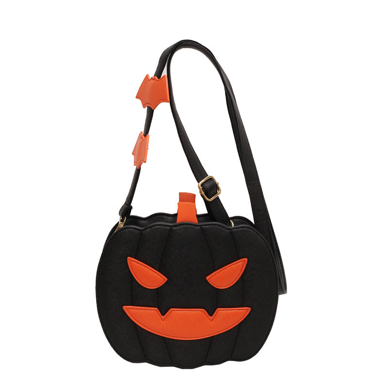 Halloween Bags - Funny Pumpkin Cartoon Shoulder Crossbody Bag