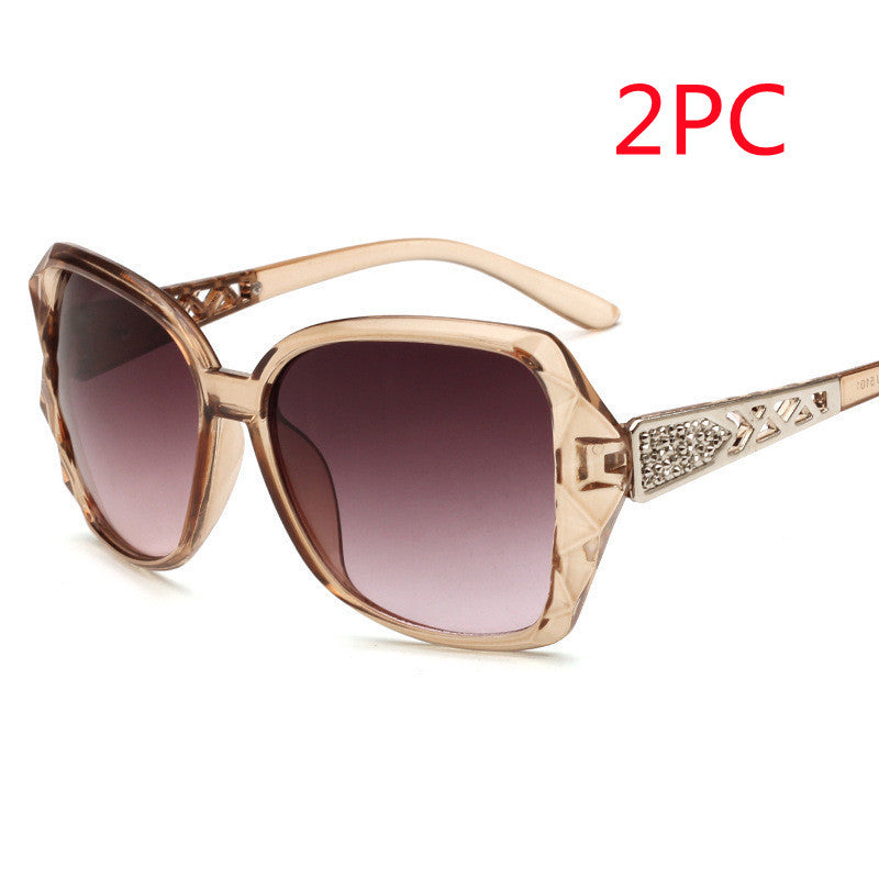 Women's Big Frame Sunglasses - Women Retro Sunglasses