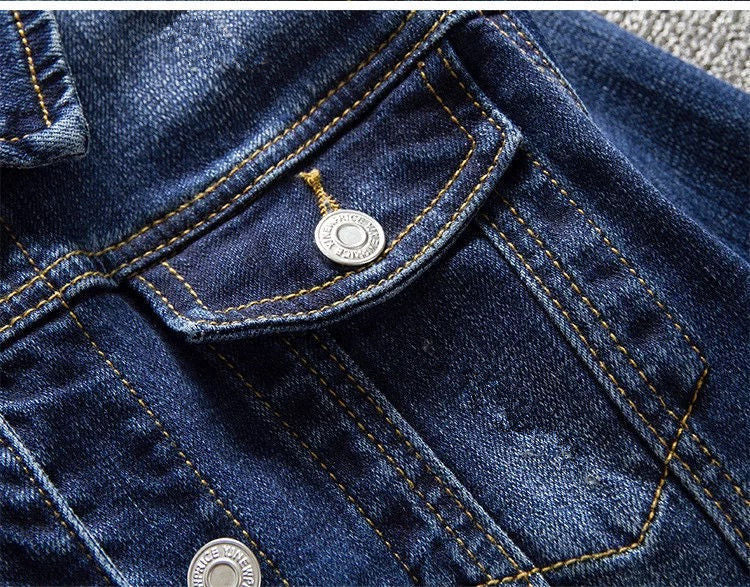 Autumn Slim Casual Denim Jacket - Student Jacket
