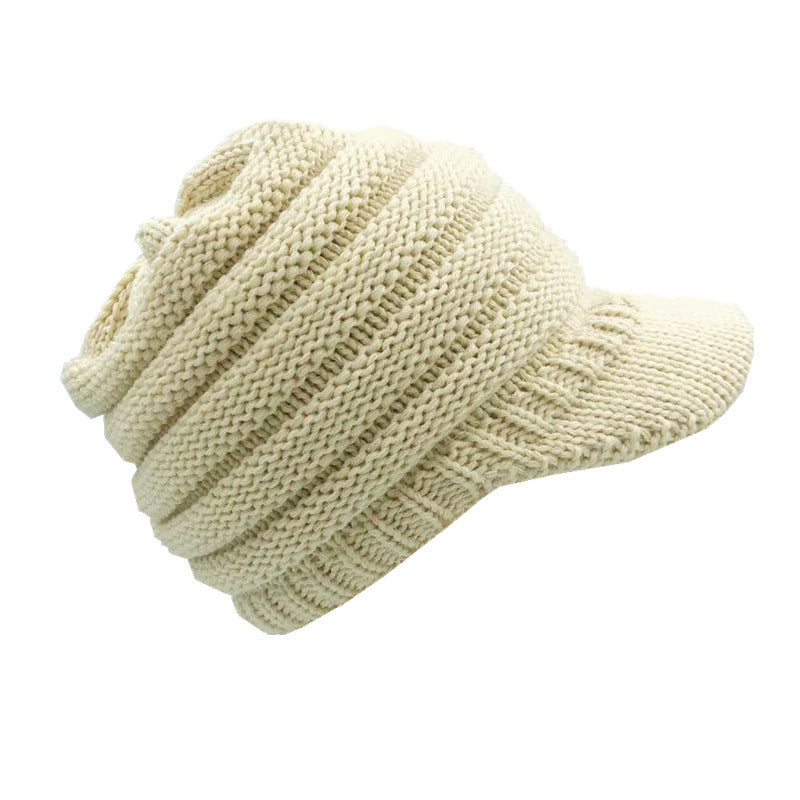 Woolen Knitted Cap - Ear protection cap