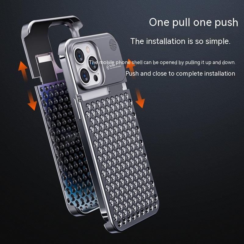 Aluminum Alloy Phone Case - Anti-fall Full Body Shockproof Phone Cove