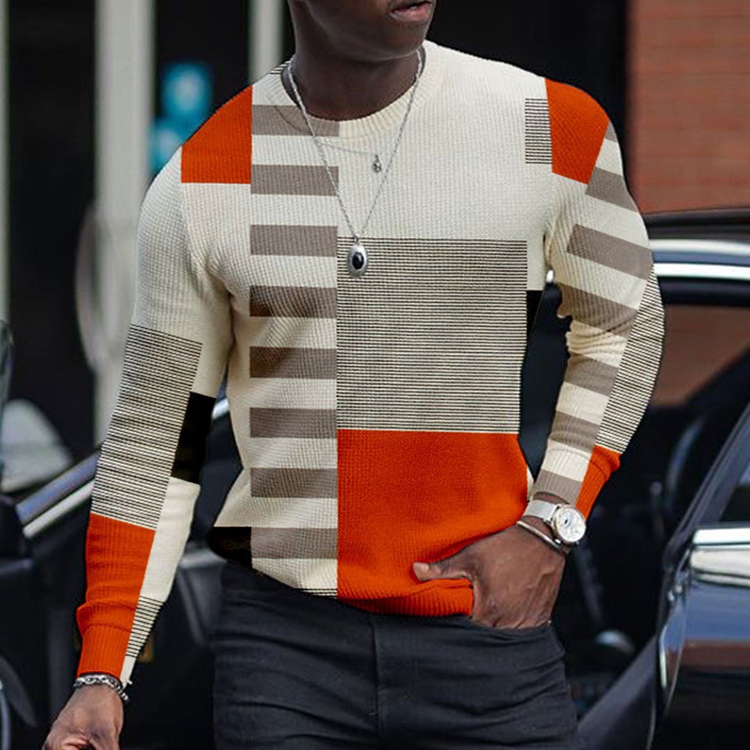 Men's 3D Pullover Casual Tops