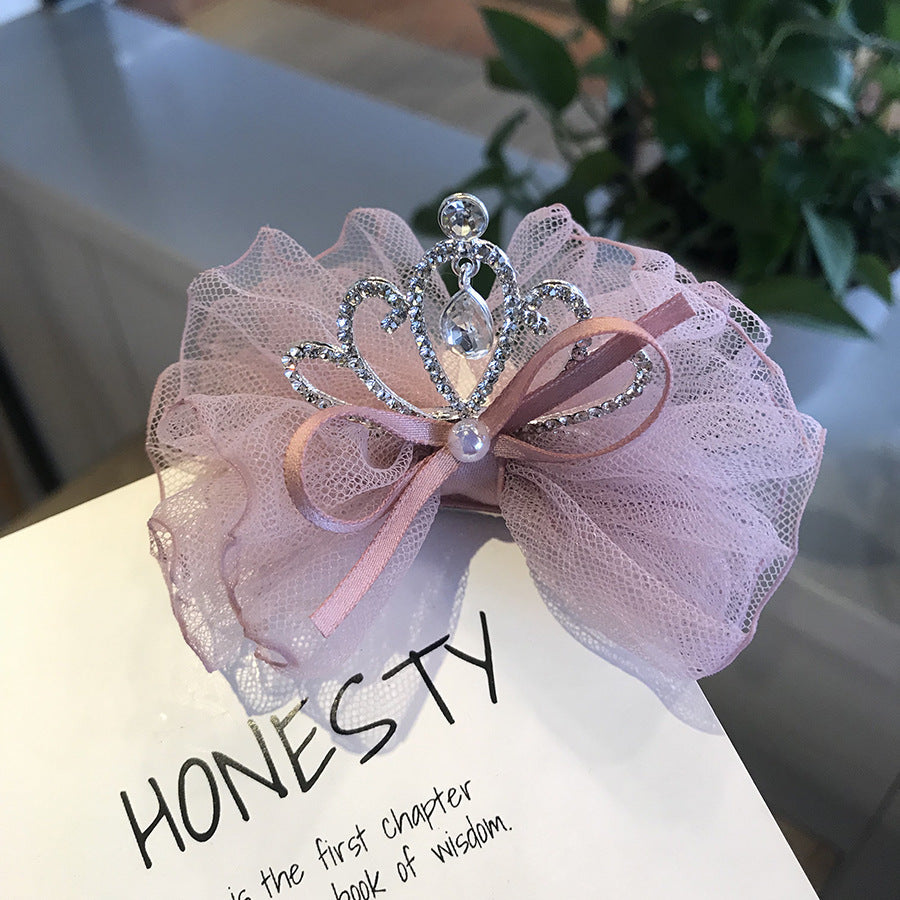 Crown Children's Hair Accessories -  Korean Press Clip Baby Headband