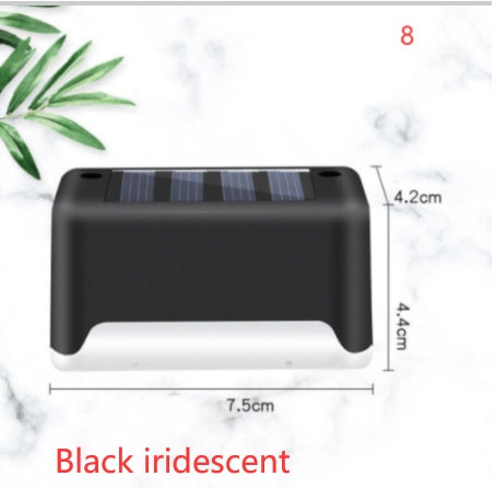 New Upgrade Waterproof LED Solar Fence Lamp - Solar Deck Lights Solar Step Light Outdoor For Patio Stairs Garden Pathway Step Yard