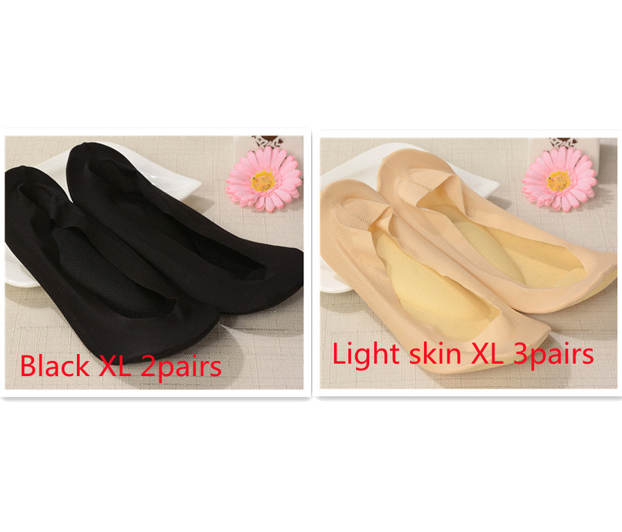 3D Arch Foot Massage Health Care Women Socks - Summer Socks Ice Silk Socks Invisible Slippers Feet Care