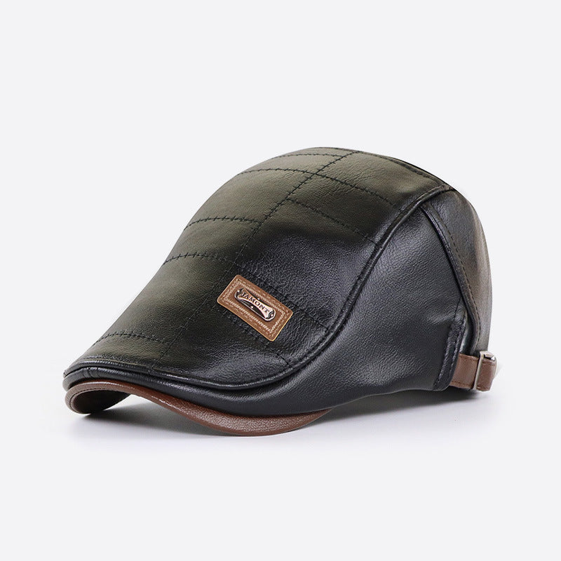 Middle-aged And Elderly Hats - Velvet Outdoor Leisure