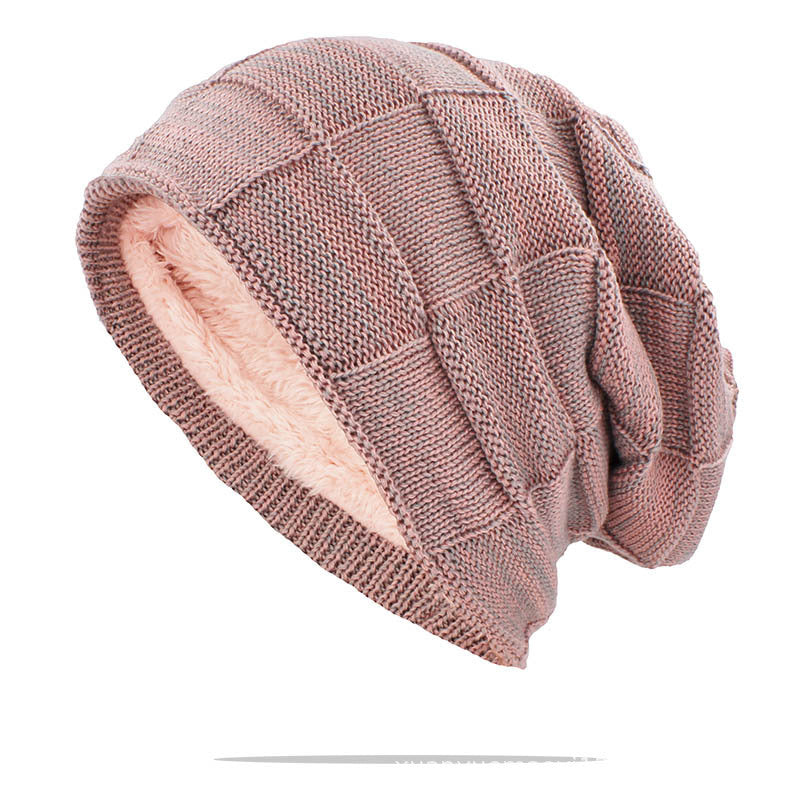 Casual Cotton Hats - Women Men Winter Warm Hat For Unisex Outdoor New Wool Knitted Beanies Skullies