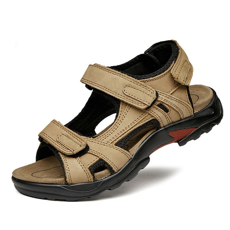 Outdoor Sandals - Beach Leather Roman Sandals