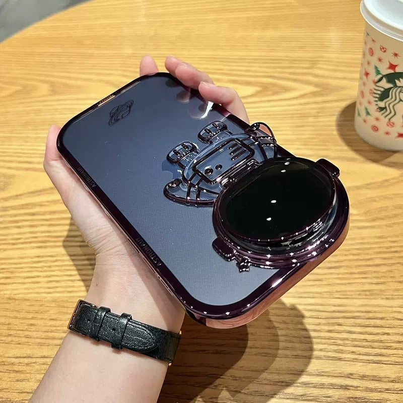 Glitter Astronaut Iphone Case