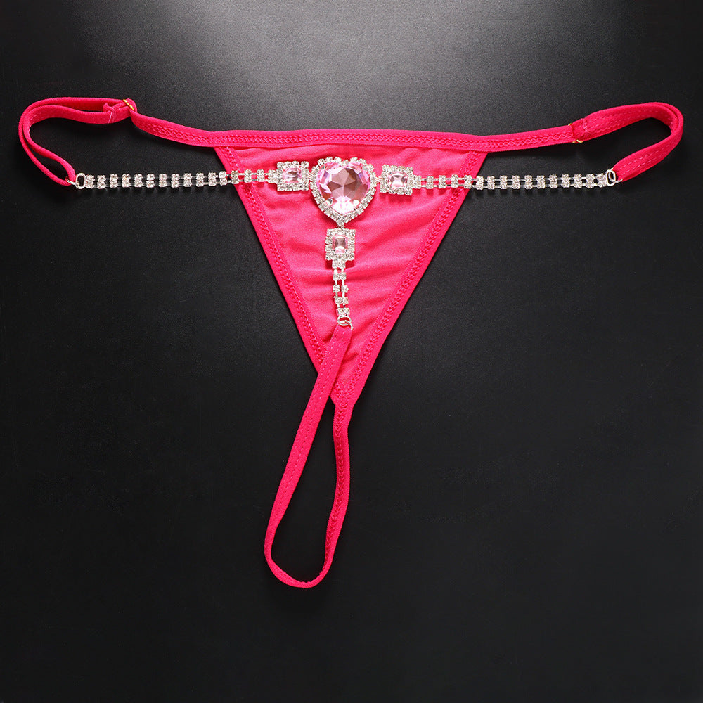 Sexy G String with Rhinestone