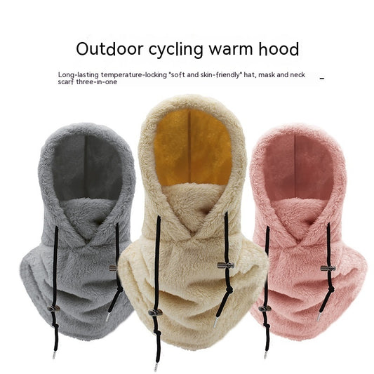 Winter Outdoors Cycling Sports Wind-proof Cap - Cold Protection Thickening Scarf Hat