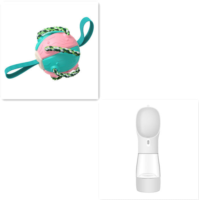 Interactive Dog Football Soccer Ball With Tabs - Inflated Training Toy Outdoor Border Collie Balls Pet Products