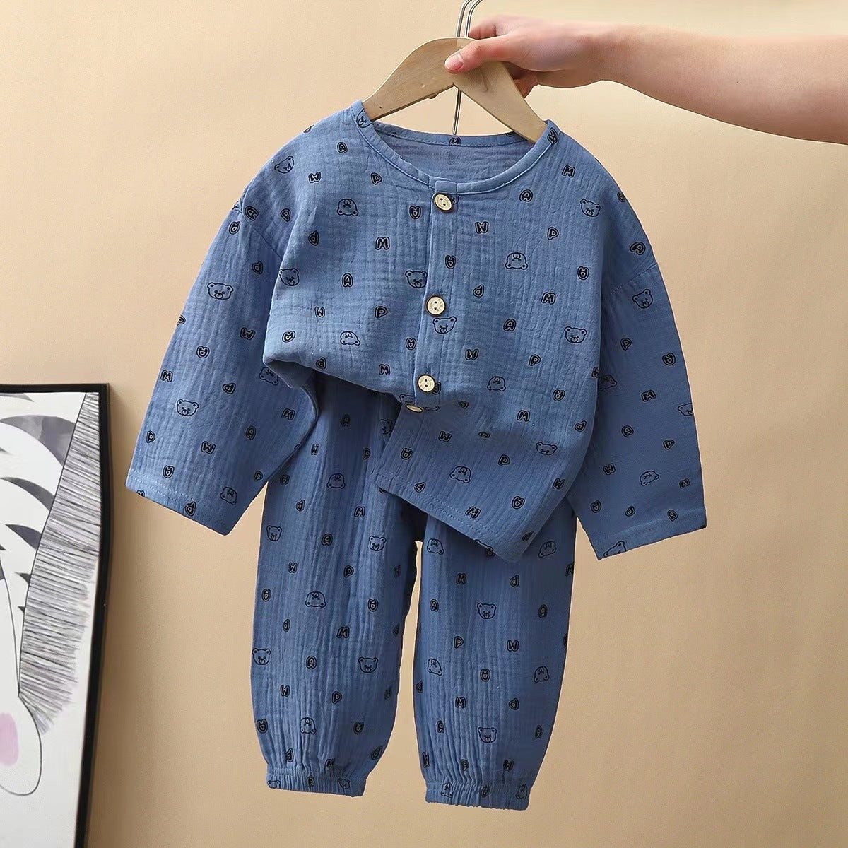 Soft Cotton Cartoon Children's Pajama Set