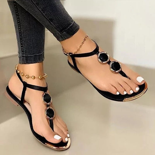 Women's Flat Sandals - Summer Beach Shoes