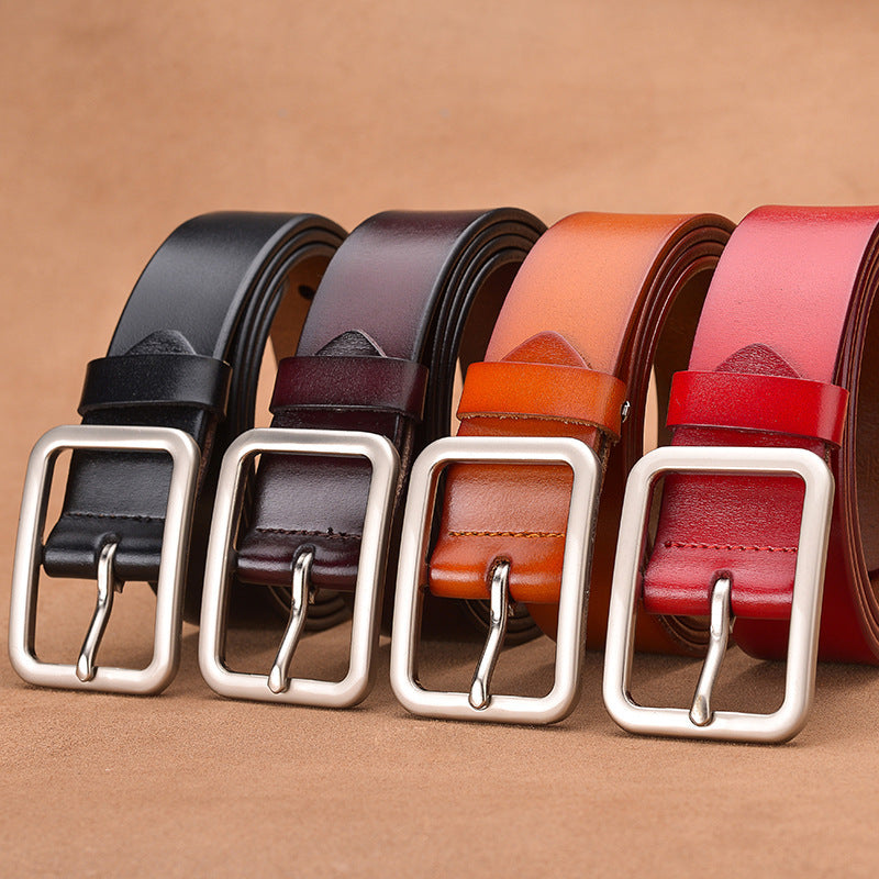 Leather Buckle Belt