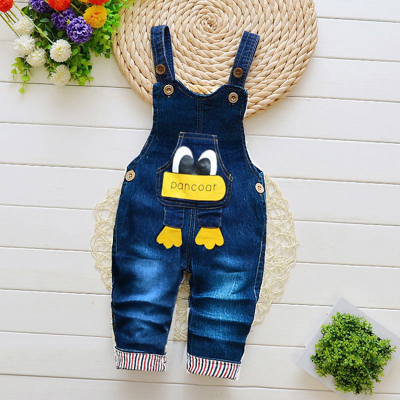 Cute Demin Children's Overalls - Girls Demin Overalls
