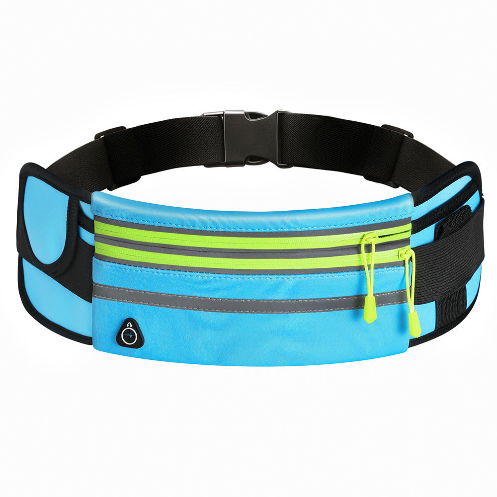 Double Zippers Waist Bags - Waterproof Sports Running Fanny Pack