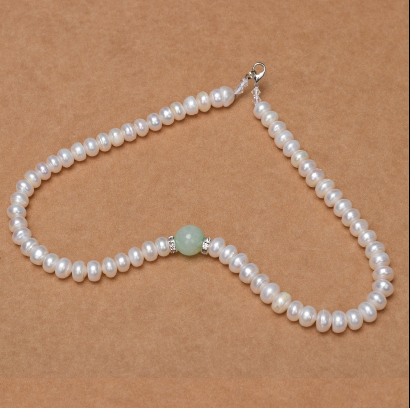 Plump White Natural Pearl Necklace