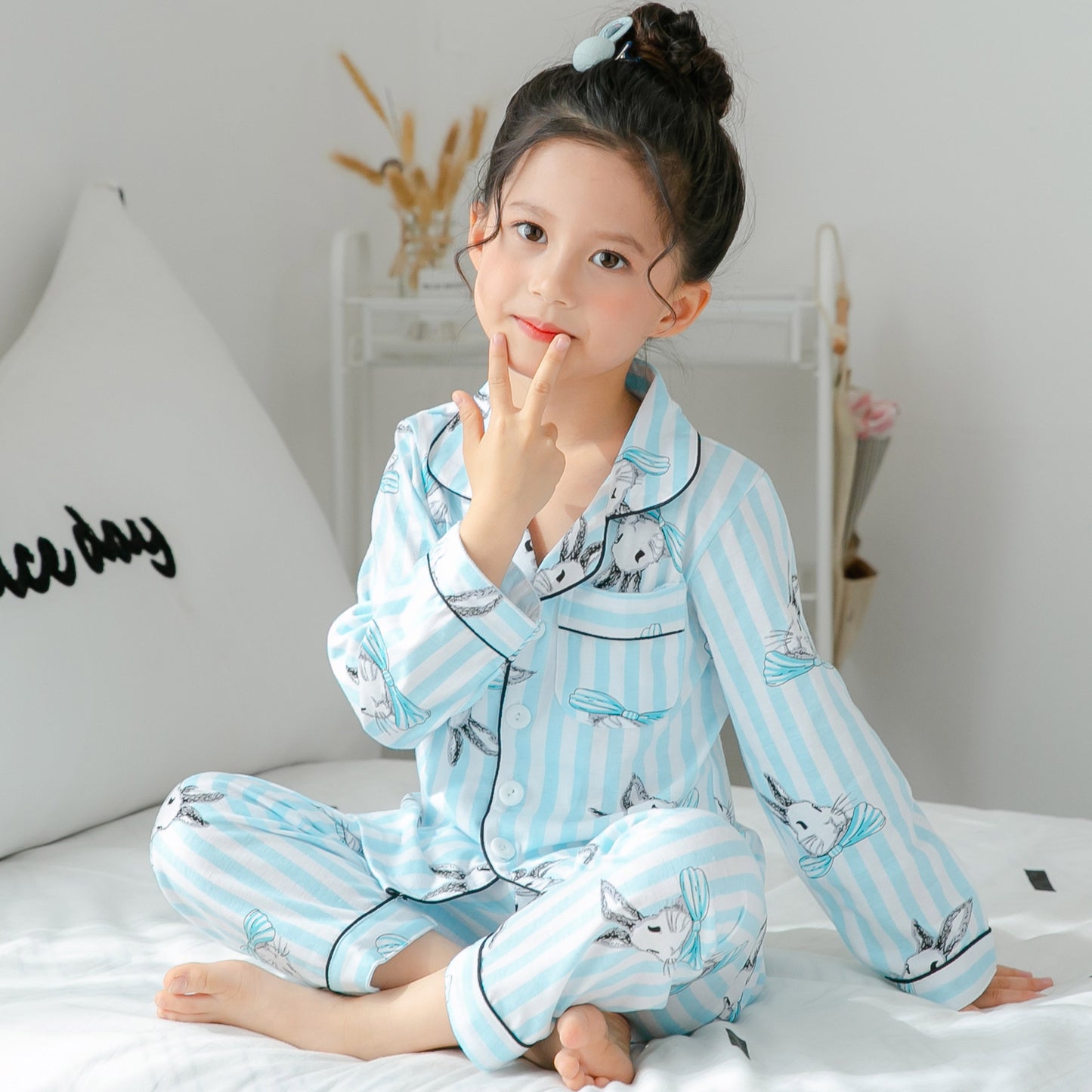 Cute Cotton Pajamas For Children