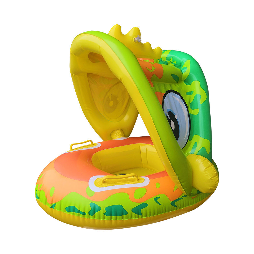 Children's Swimming Rings Inflatable Detachable Canopy Seat Ring