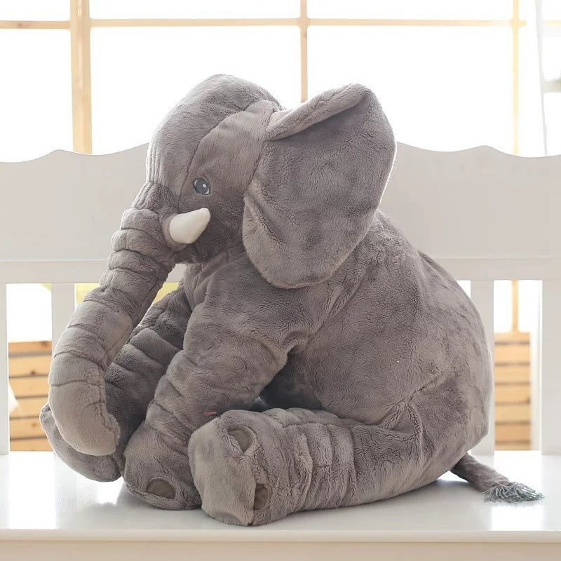 Soft Comfort Elephant Plush Pillow - Sleeping Baby Sleep Child Pillow Leather Shell