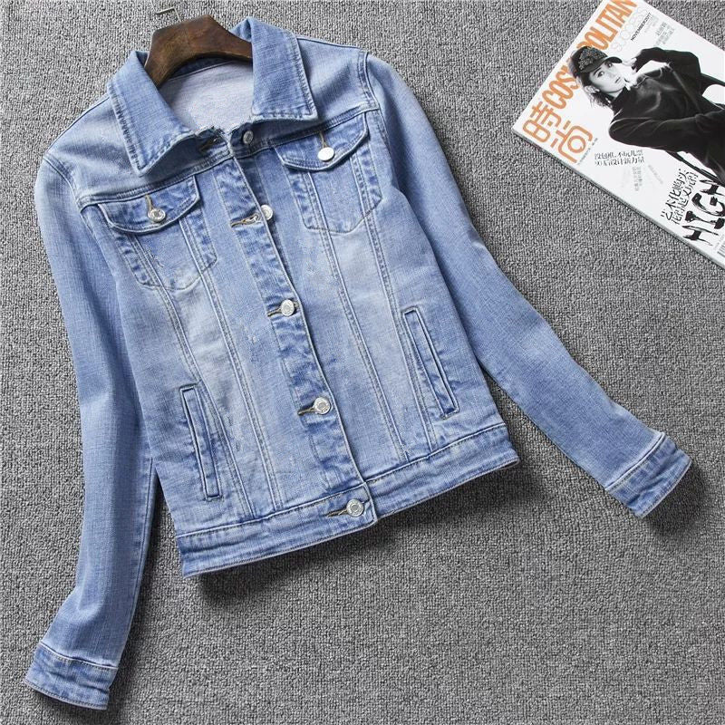 Autumn Slim Casual Denim Jacket - Student Jacket