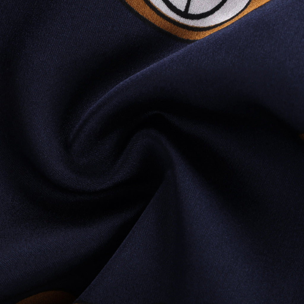 Long Sleeve Ice Silk Bear Pajamas Set - Pajamas For Boys and Girls