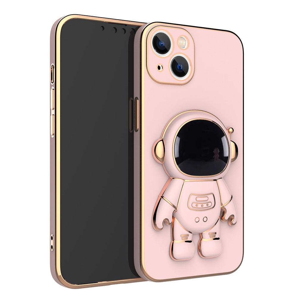 3D Astronaut Phone Case -  Anti-Drop Electroplating Bracket