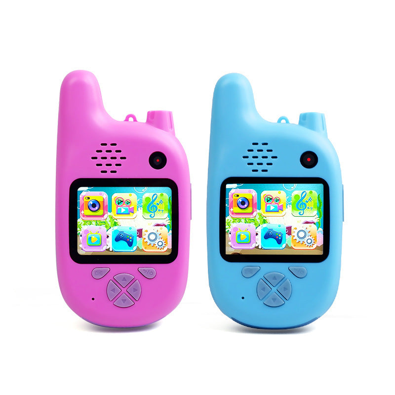 Walkie-Talkie Kids Camera Toys - Mini HD Cartoon Cameras