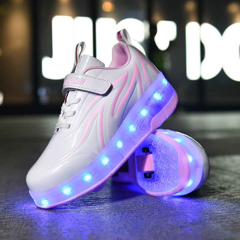 Light Charging Pulley Shoes - Single And Double Wheels