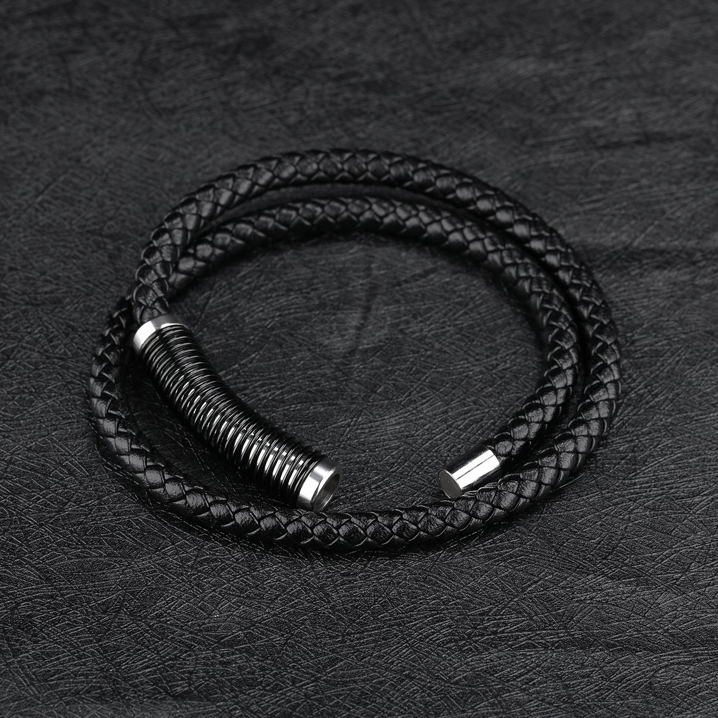 Vintage Cowhide Double Bracelet