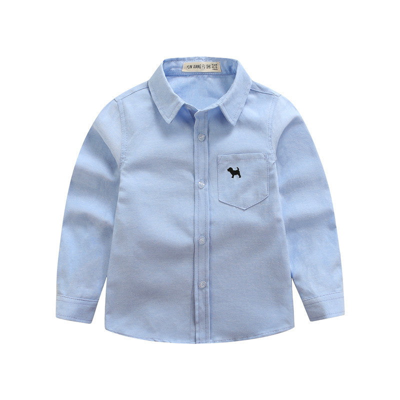 Boys' Children's Shirts - Long-sleeved Shirts