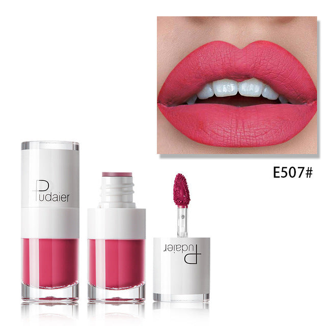 16 Color White Bottle Matte Lip Stick
