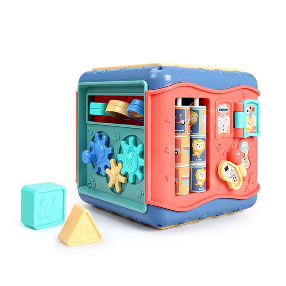 6-in-1 Montessori Learning Cube – The Ultimate Educational Toy for Curious Kids! Baby hexahedron educational toys - JumoShop