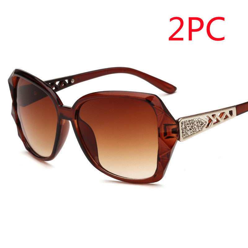 Women's Big Frame Sunglasses - Women Retro Sunglasses