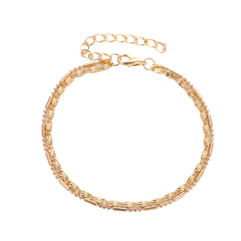 Summer Multi-layer Chain Anklet