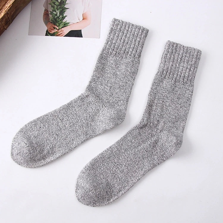 Winter Terry Wool Socks for Men