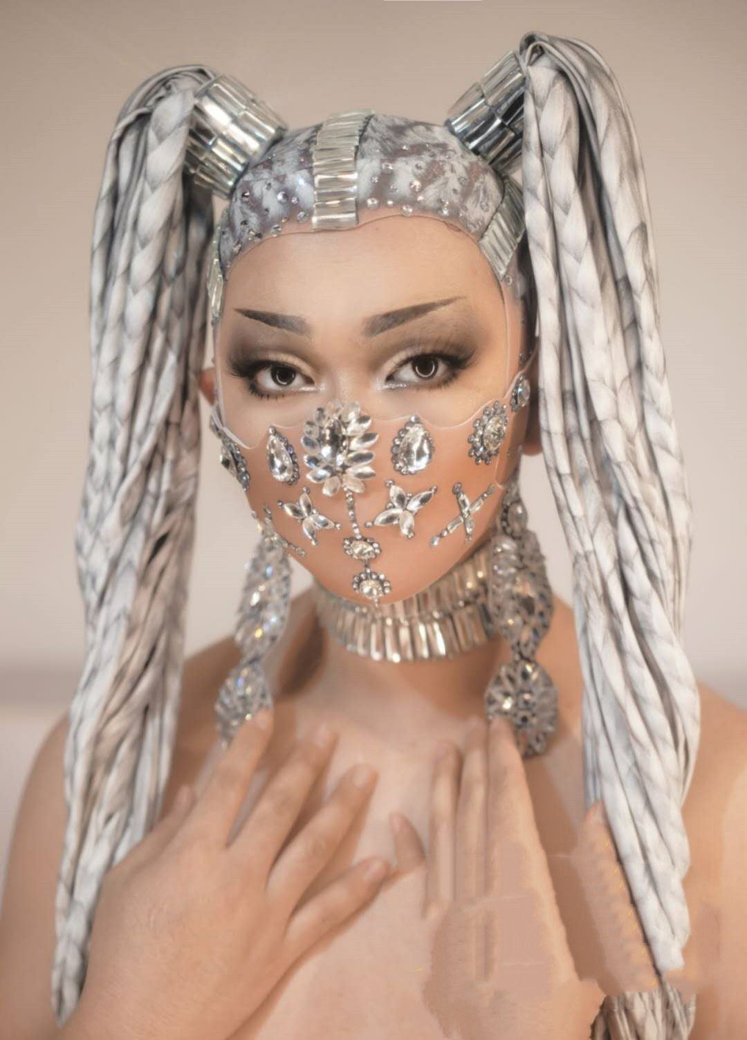 Stylish Diamond Mask - Butterfly Performance