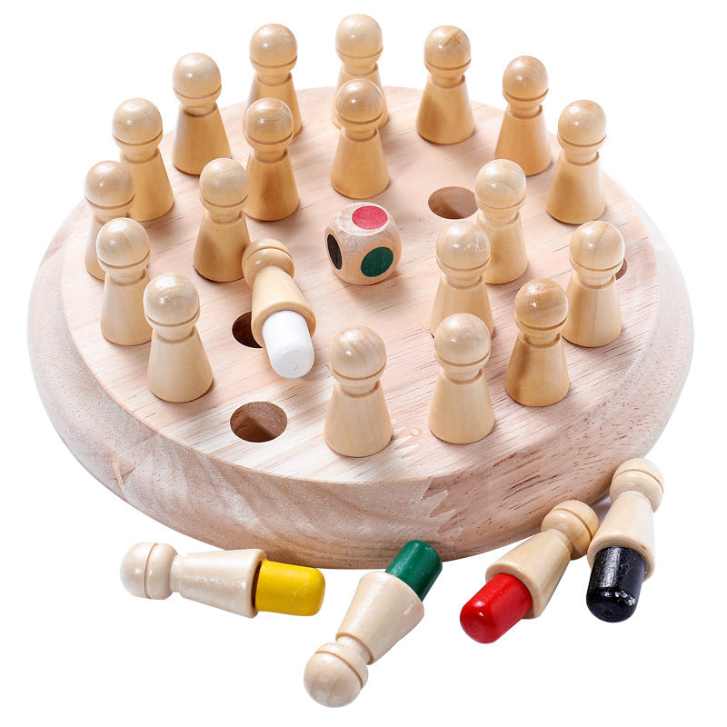 Children's Wooden Educational Toys - Memory Chess Kid Early Education Toys