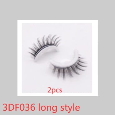 Reusable 3D Mink Lashes - Natural False Eyelashes Self Adhesive Glue Free Makeup Eyelash