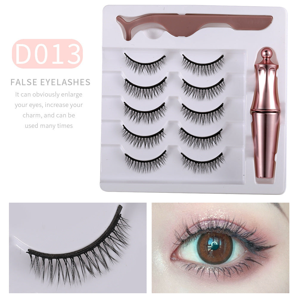 Mink Eyelashes - Magnetic Eyelashes 5 Pairs Of Magnets