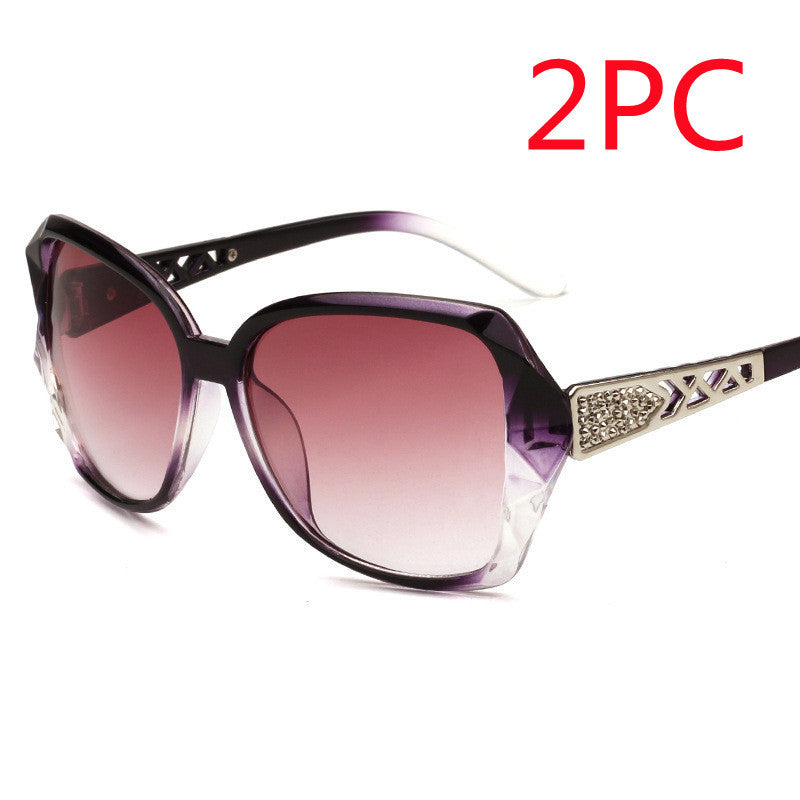 Women's Big Frame Sunglasses - Women Retro Sunglasses