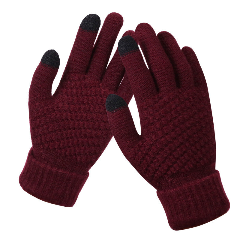 Couple Knitted Gloves Touch Screen Gloves